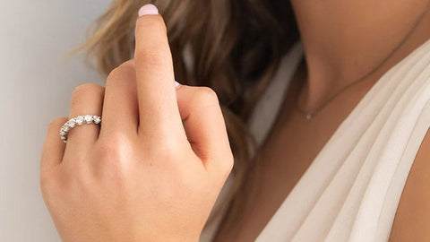 Mix, Match, Stack: How to wear an eternity ring for the best looks?