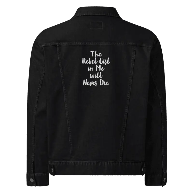 Denim jacket The Rebel Girl in Me will Never Die Unisex denim jacket Maiden-Art