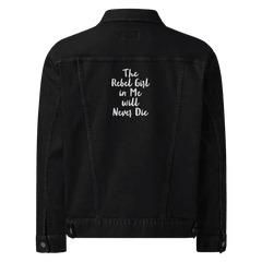 Denim jacket The Rebel Girl in Me will Never Die Unisex denim jacket Maiden-Art