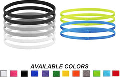 10 Pcs Boys Headband for Kids, Sports Headband for Boys,Men Women Elastic Sports Hairbands Non Slip Thin Headbands Sport Hair Band for Football Running Yoga Workout (Multicolour) - British D'sire