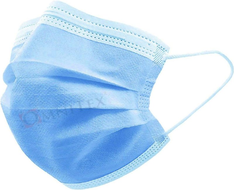 100x Omnitex 3Ply Premium Type IIR Disposable Surgical Face Mask | EN14683:2019 | 98% Filtration, Fluid Resistant, Medical Face Mask 2R with Ear Loops, British Brand (2x Box 50) - Face Mask - British D'sire