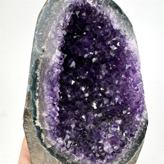 Wholesale natural crystal healing stone clusters large amethyst geode for decoration