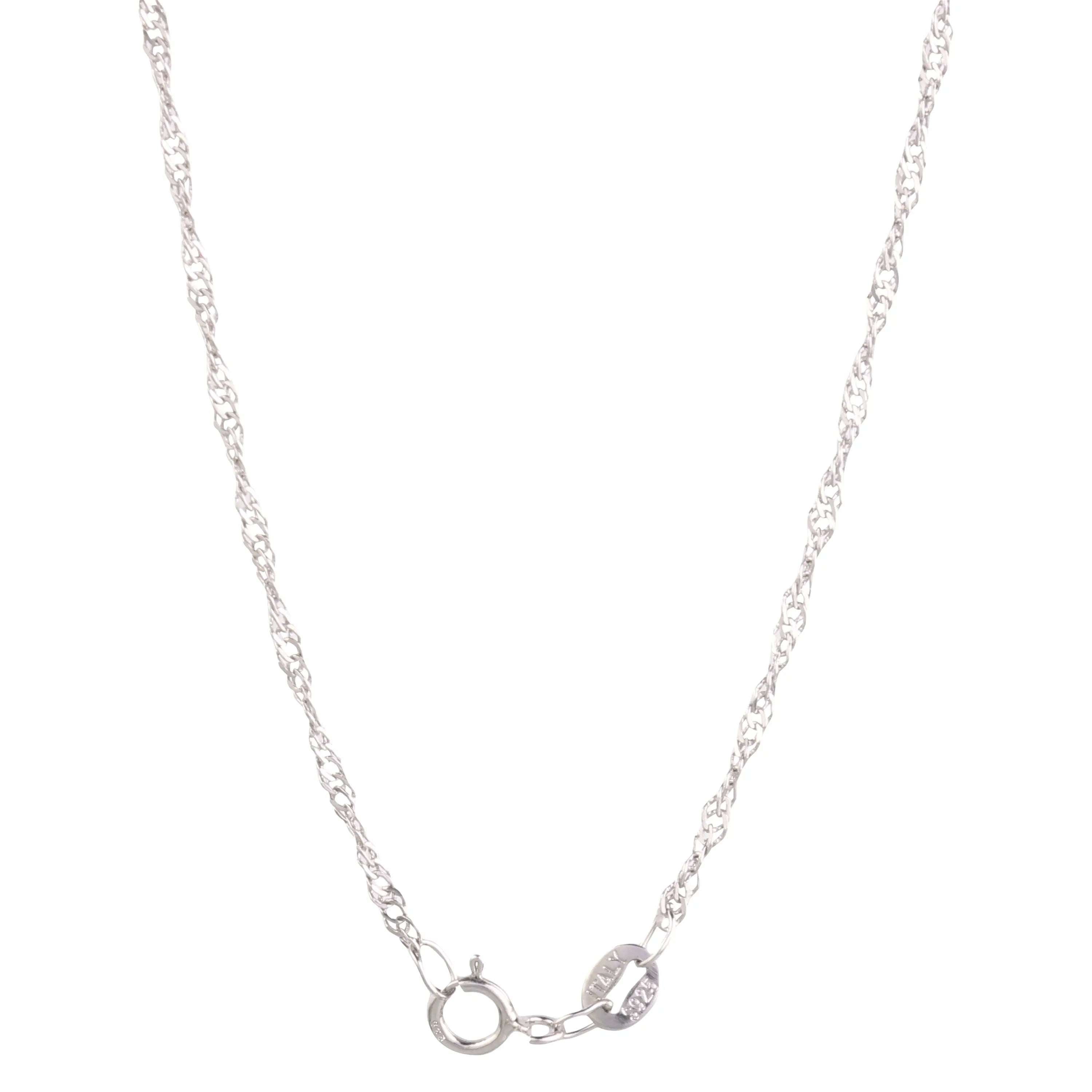 Round Knot Pendant Necklace with Cubic Zirconia Nichestar