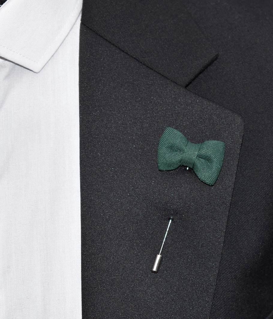 Bow Tie Lapel Pin, Green