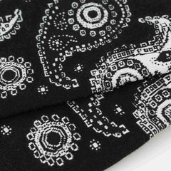 3-Pack Black Paisley Socks