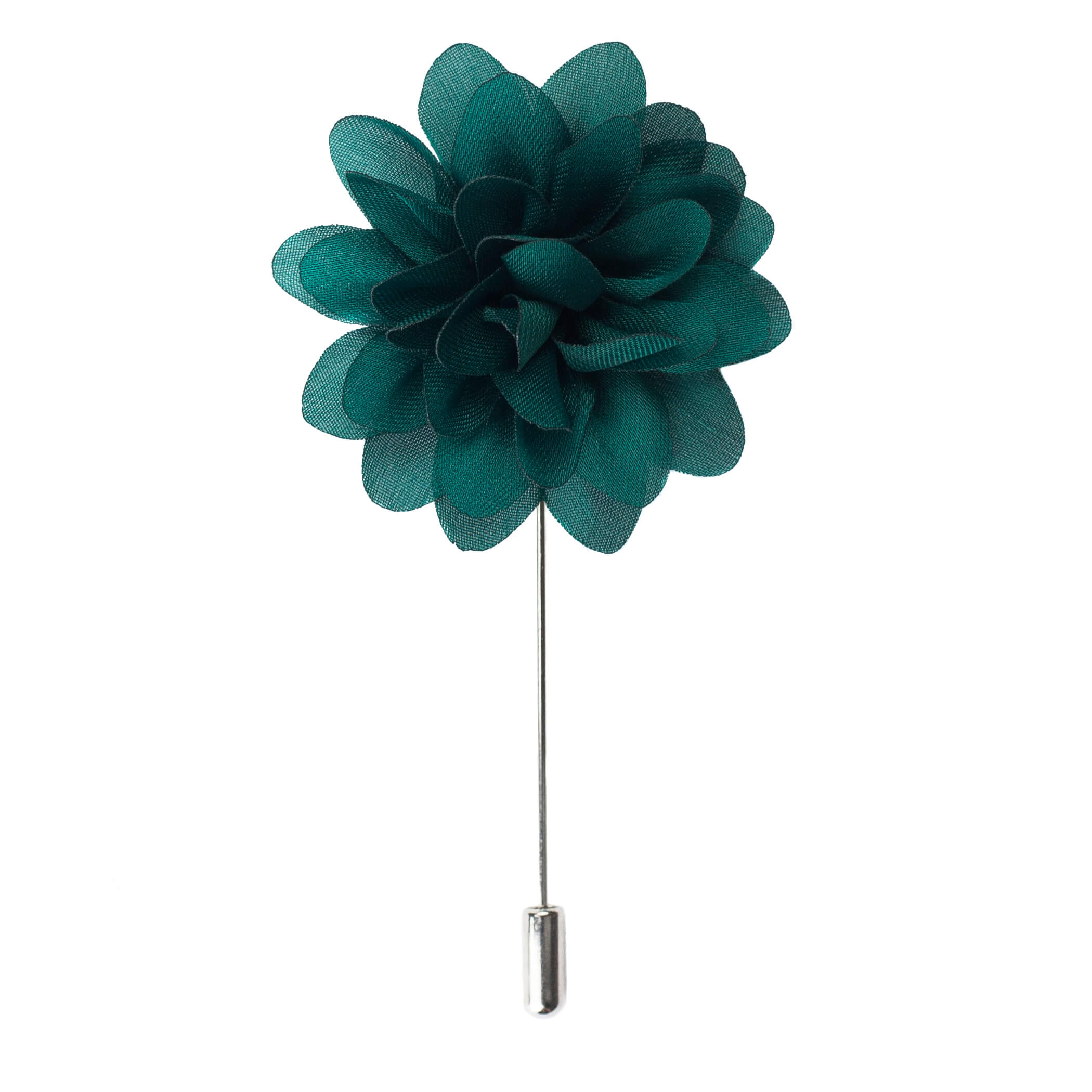 Amour Flower Lapel Pin, Green