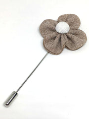 Poppy Lapel Pin, Sandy