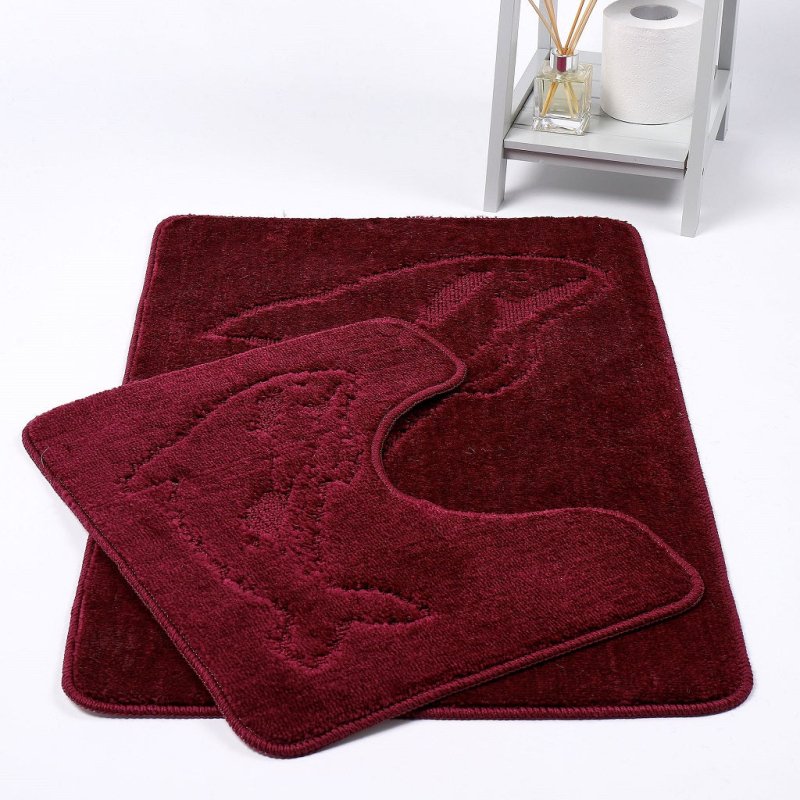 2 Piece Dolphin Bath Mat Set Pedestal Non Slip - Home, Furniture & DIY:Bath:Bathroom Accessories:Bath Mats, Rugs & Toilet Covers - British D'sire