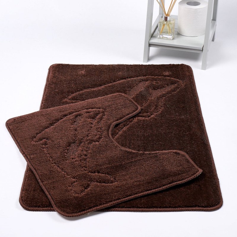 2 Piece Dolphin Bath Mat Set Pedestal Non Slip - Home, Furniture & DIY:Bath:Bathroom Accessories:Bath Mats, Rugs & Toilet Covers - British D'sire