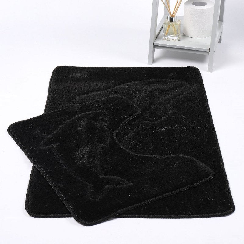 2 Piece Dolphin Bath Mat Set Pedestal Non Slip - Home, Furniture & DIY:Bath:Bathroom Accessories:Bath Mats, Rugs & Toilet Covers - British D'sire