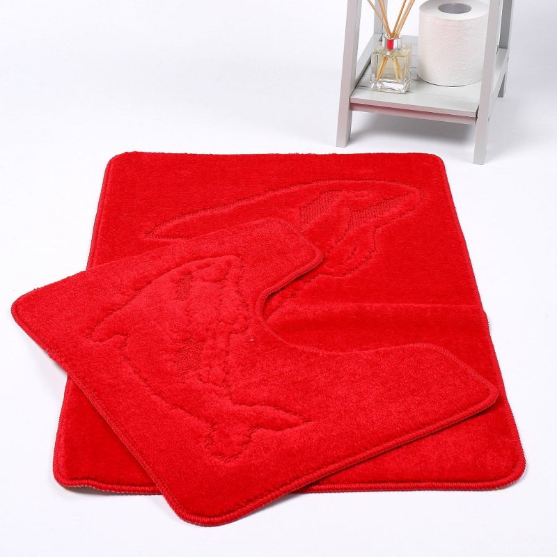 2 Piece Dolphin Bath Mat Set Pedestal Non Slip - Home, Furniture & DIY:Bath:Bathroom Accessories:Bath Mats, Rugs & Toilet Covers - British D'sire