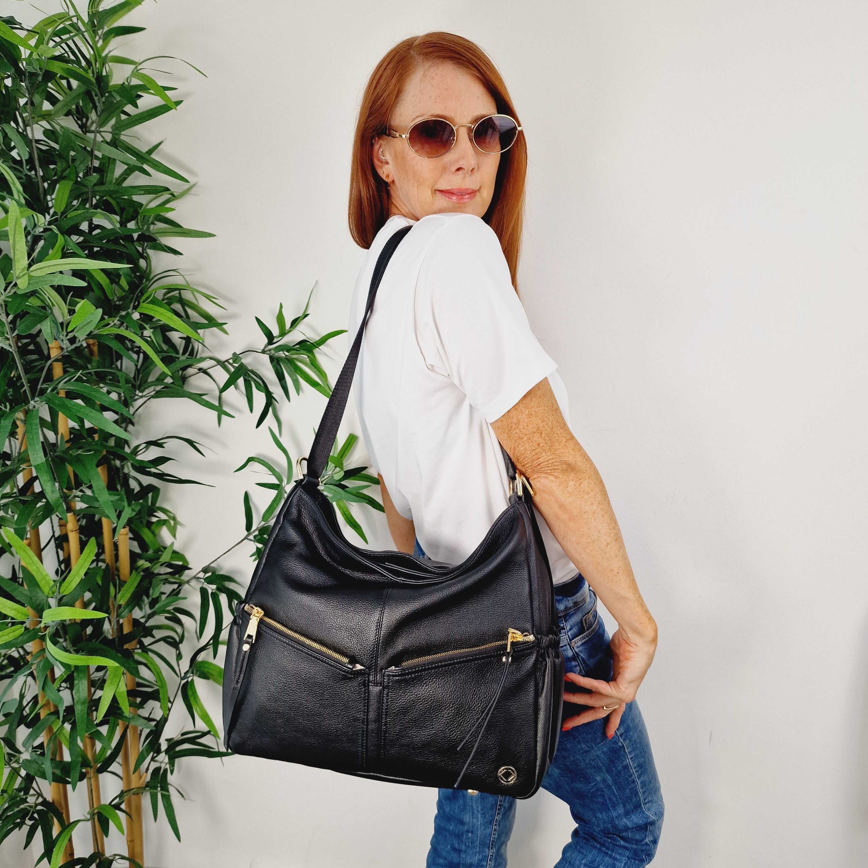 Lennox Demi Black Leather Handbag - Limited Edition