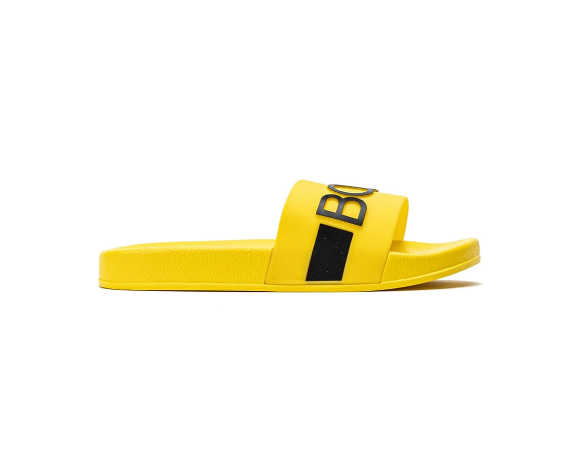 Hugo Boss Kids J29246 553 Logo Sliders Yellow