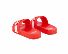 Hugo Boss Kids J29274 997 Logo Sliders Red