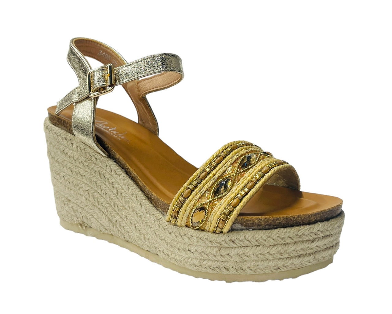 Ankle Strap Espadrilles Wedge Platform Sandals