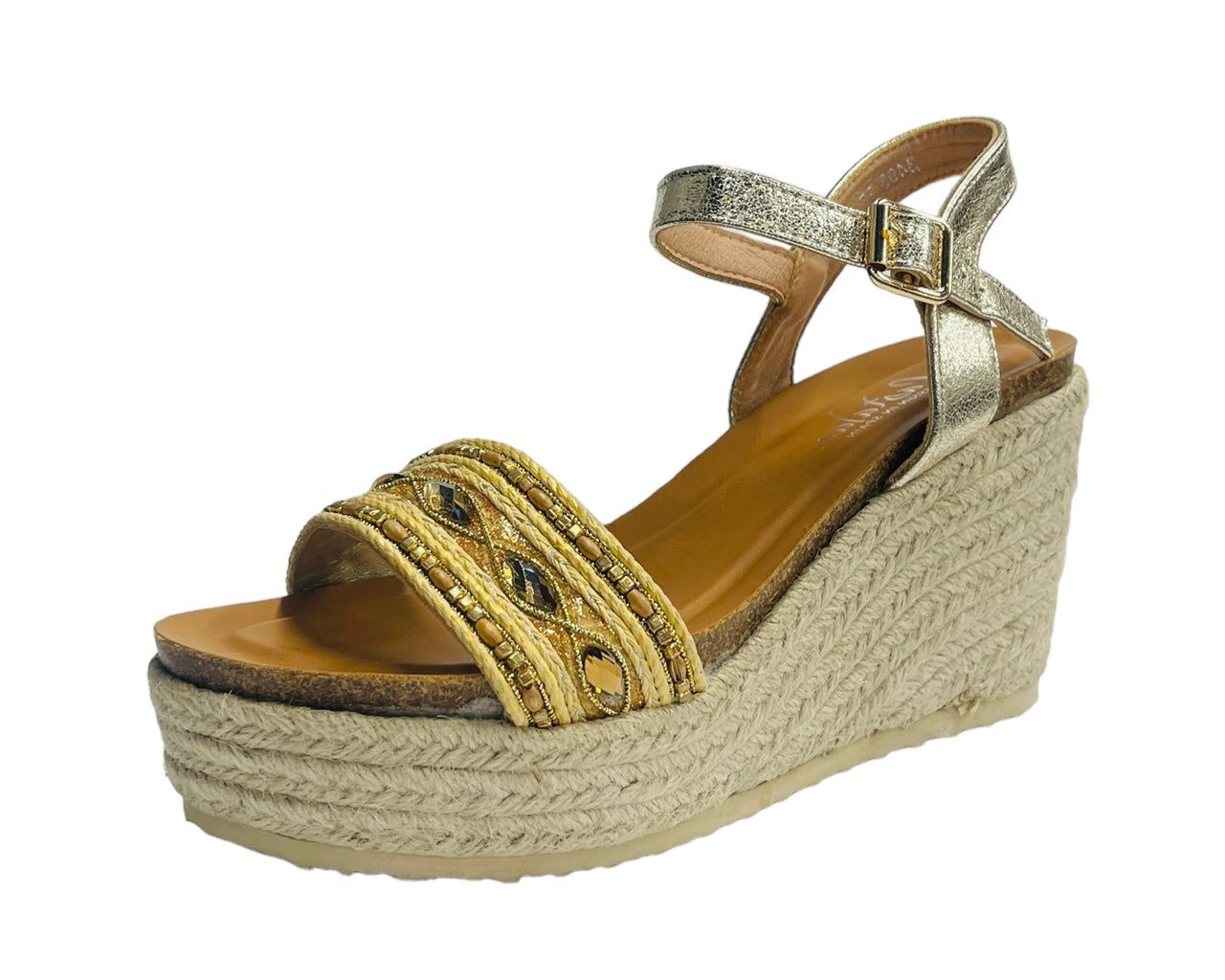 Ankle Strap Espadrilles Wedge Platform Sandals