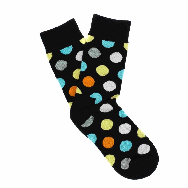 3 - Pack Black Polka Dot Socks - All Products - British D'sire