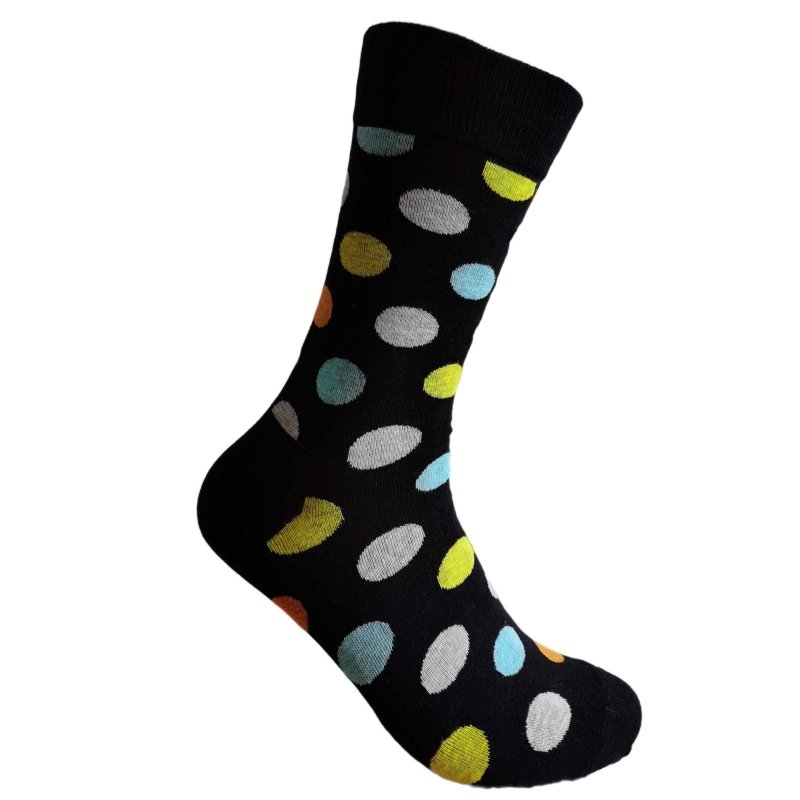 3 - Pack Black Polka Dot Socks - All Products - British D'sire