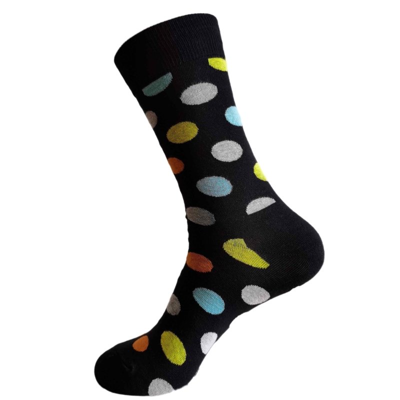 3 - Pack Black Polka Dot Socks - All Products - British D'sire