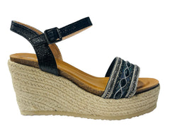 Ankle Strap Espadrilles Wedge Platform Sandals