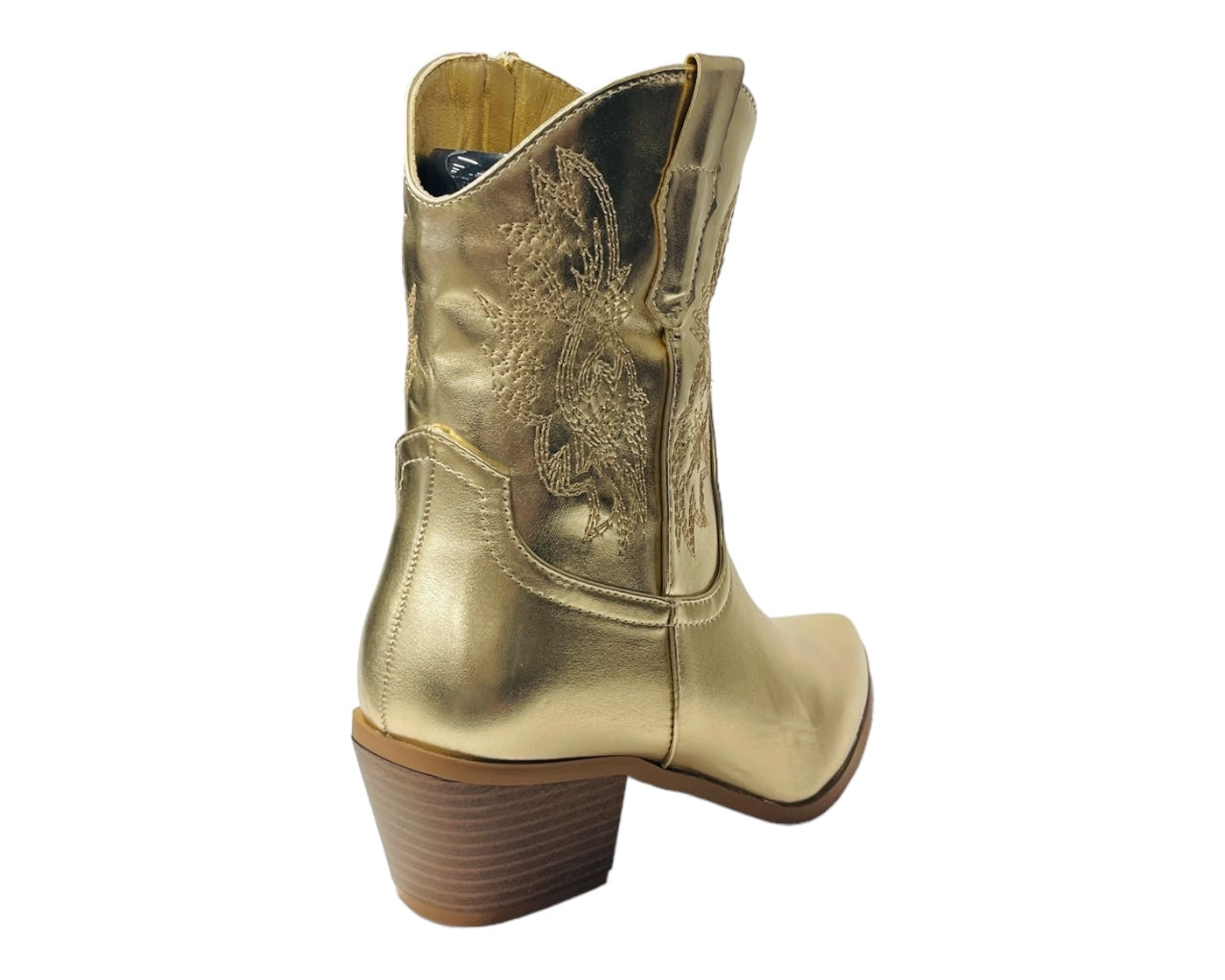 Western Cowboy Embroidered Ankle Boots