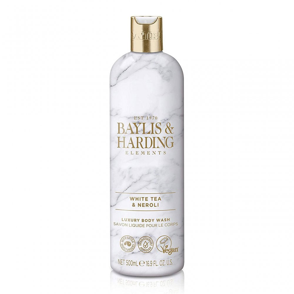 Baylis and Harding Elements White Tea and Neroli Shower Gel, 500ml