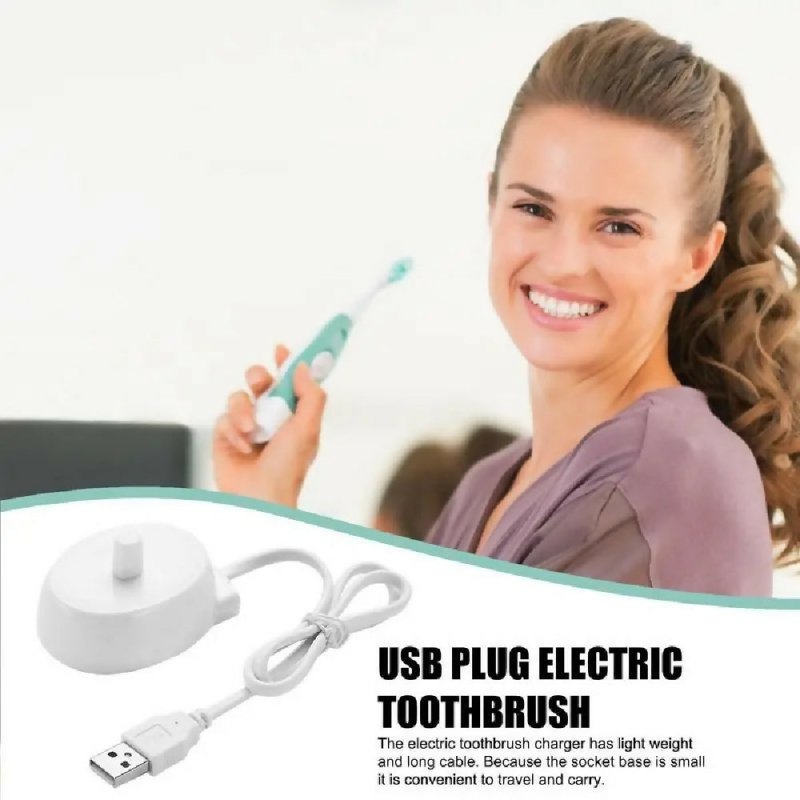 3757 Electric Toothbrush Charging Cradle For Braun Oral B, Specification: USB Plug - Toothbrush - British D'sire