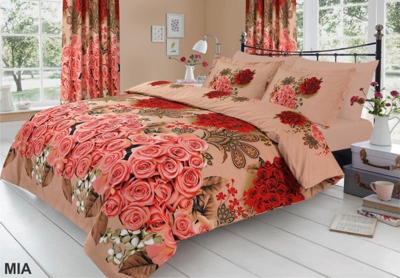 3D Duvet Cover Bedding Set With Fitted Sheet & Pillow Case - Home, Furniture & DIY:Bedding:Bedding Sets & Duvet Covers - British D'sire