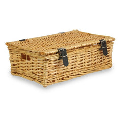 40cm Empty Wicker Rectangular Gift Basket - Empty Picnic Baskets - British D'sire