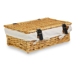 40cm Empty Wicker Rectangular Gift Basket - Empty Picnic Baskets - British D'sire