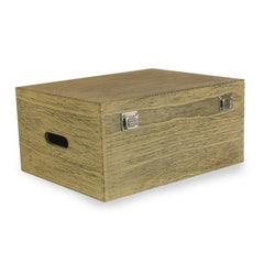 40cm Oak Effect Wooden Box - Presentation Boxes - British D'sire