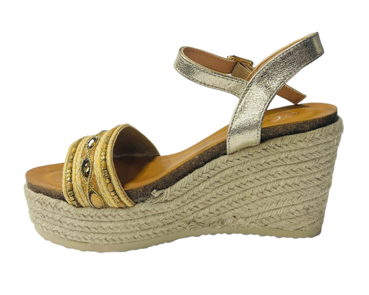 Ankle Strap Espadrilles Wedge Platform Sandals