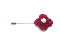 Poppy Lapel Pin, Red