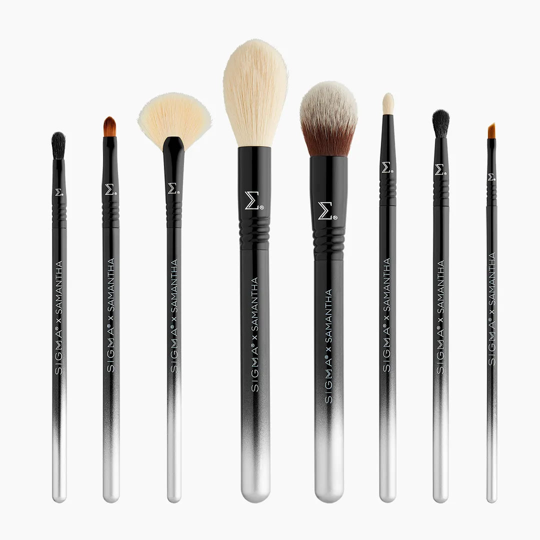 Sigma Beauty X Samantha Ravndahl Brush Set 8 piece set