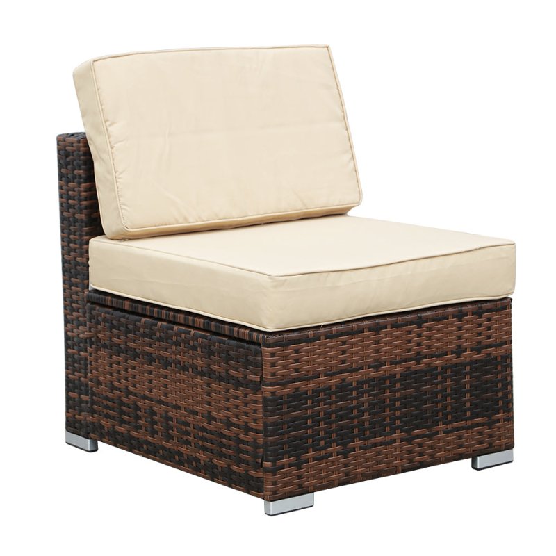 6 Seat Rattan Sofa with Table - British D'sire