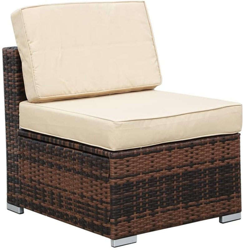 6 Seat Rattan Sofa with Table - British D'sire