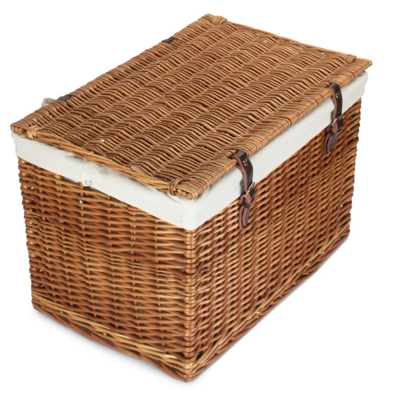 60cm Double Steamed Chest Picnic Basket - Storage Baskets - British D'sire