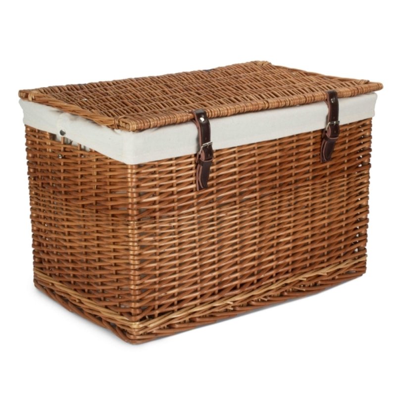 60cm Double Steamed Chest Picnic Basket - Storage Baskets - British D'sire