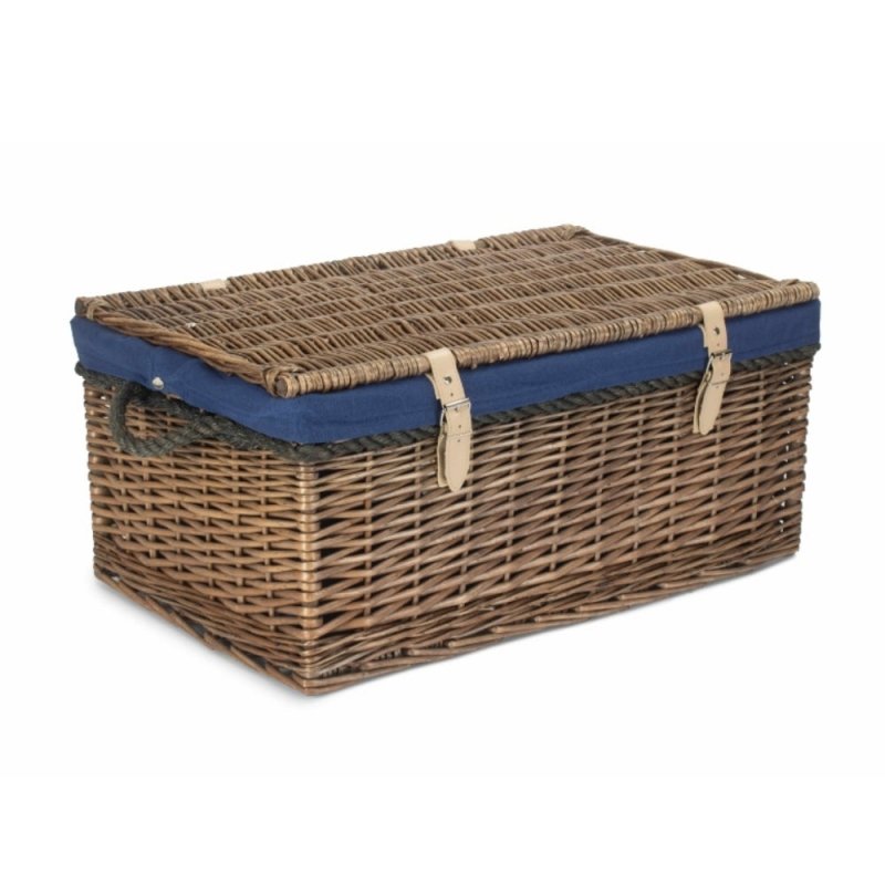 62cm Antique Wash Picnic Basket - Empty Picnic Baskets - British D'sire