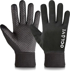 OGLOVE Waterproof Thermal Sports Gloves for Kids, Touchscreen Sensitive Field Gloves with Palm Grip for Football, Rugby, Mountain Biking, Cycling, Running, Netball, Hockey and More