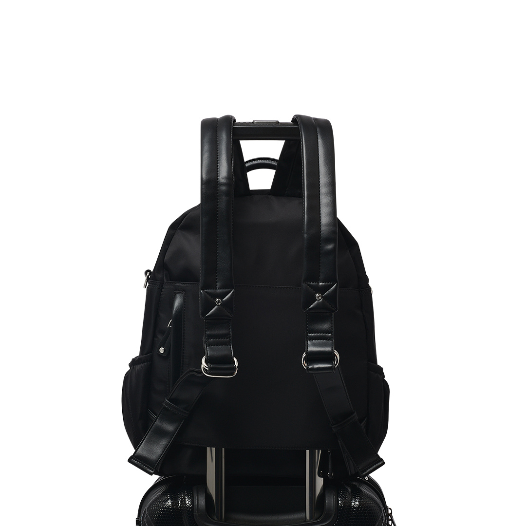 Joy XL ECO Stud Black Recycled Nylon Backpack