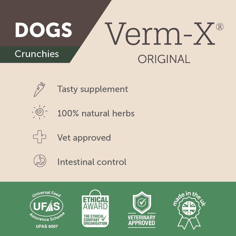 Verm-X Crunchy Treats for Dogs