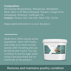 Verm-X Poultry Zest Pellets for Poultry, Ducks, Geese, Turkeys & Game Birds