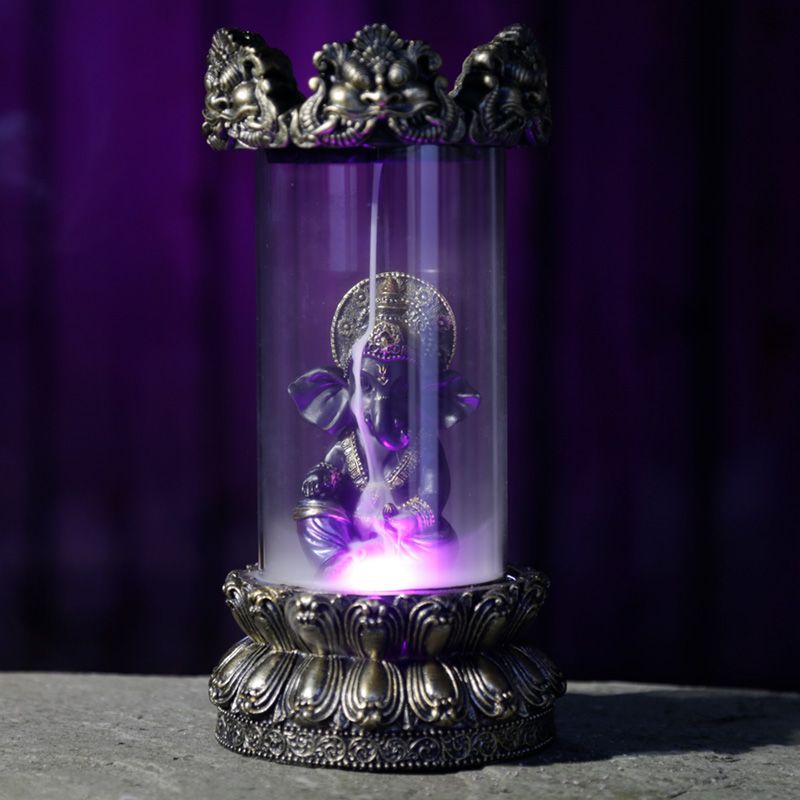 Ganesha LED Backflow Incense Burner