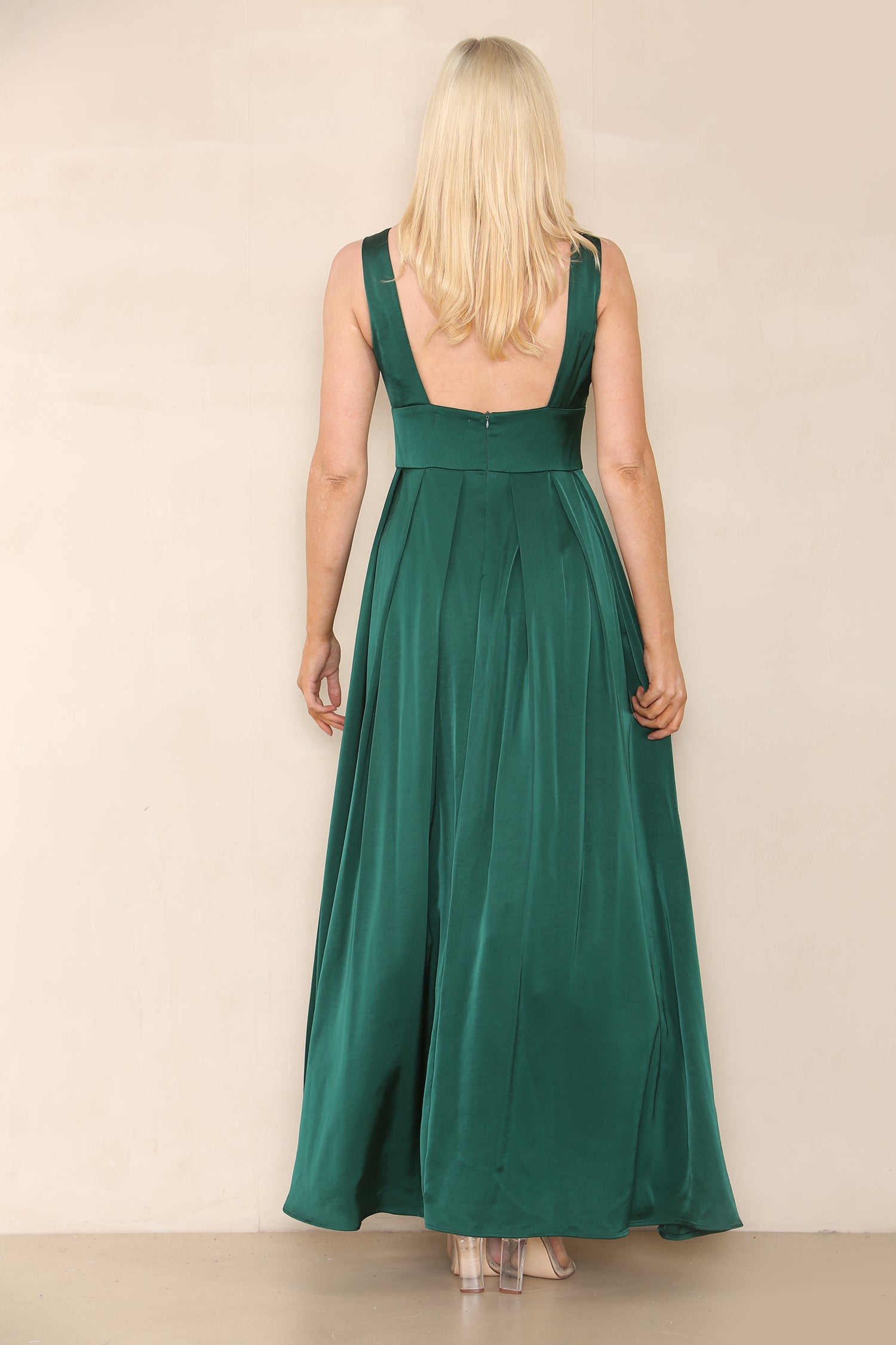 Green Maxi Dress Sleeveless