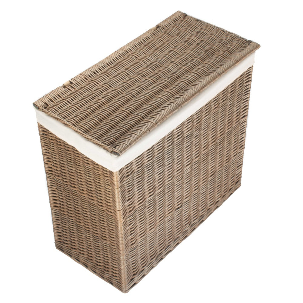 Rectangular Partition Laundry Basket