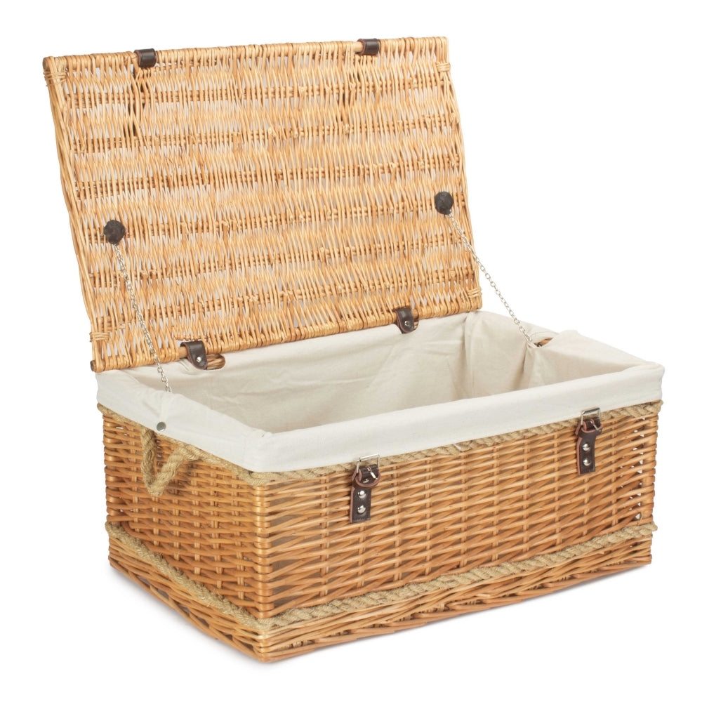 62cm Roped Handled Picnic Basket