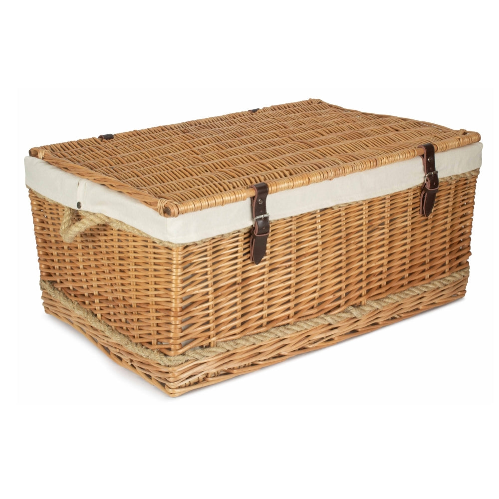 72cm Rope Handled Trunk Picnic Basket