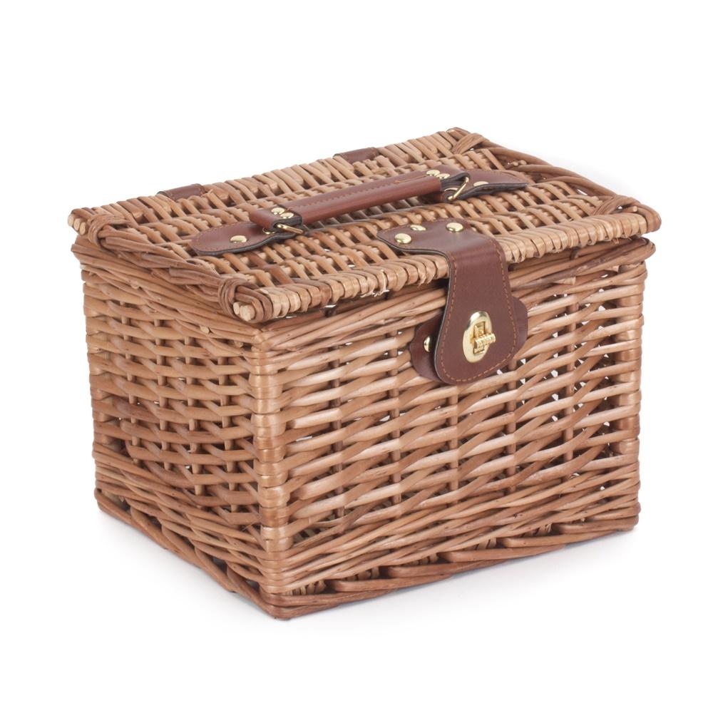 Light Steamed Wicker Small Chest Hamper