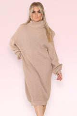 Roll Neck Jumper Dress